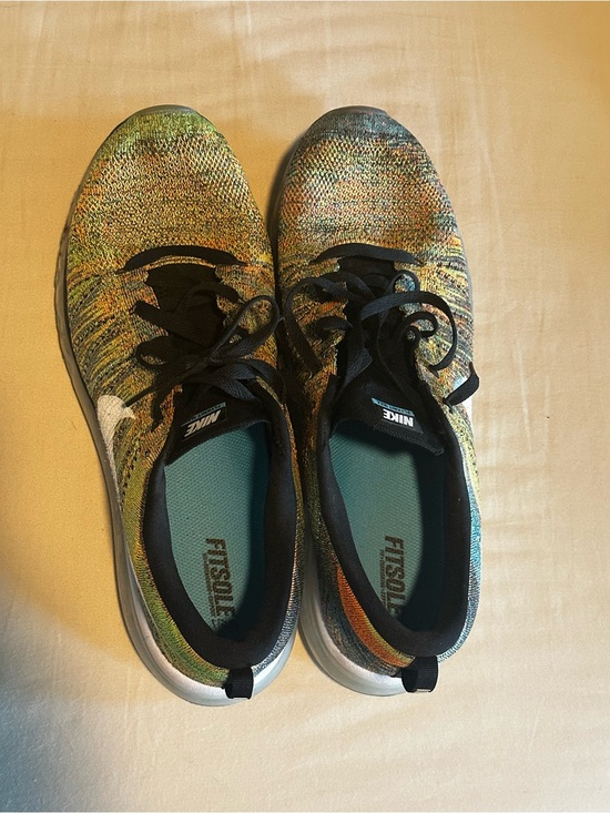 Nike Multicolor Flyknit Max Running Shoes with Black Accents main image 4